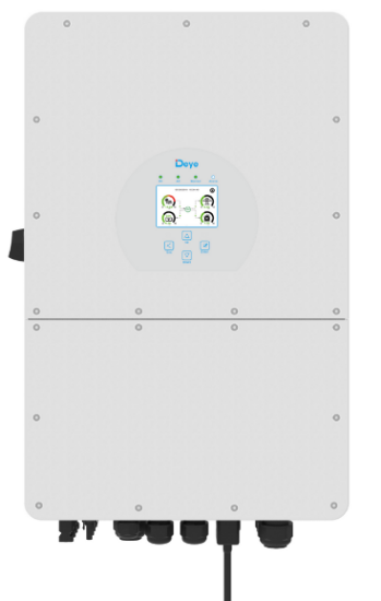 Imagen de Inversor híbrido DEYE 10 kW  220V AC (3P) THREE PHASE 208 HV con inyección a la red